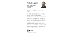 Desktop Screenshot of nilsbejerot.se