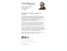 Tablet Screenshot of nilsbejerot.se